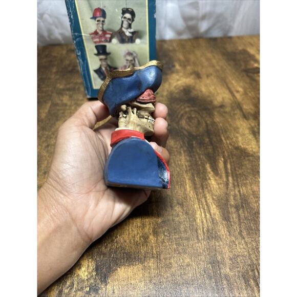 Vintage Pirate Skeleton Figurine The Summit Collection Boneaparte 90s 96’ - Picture 12 of 13